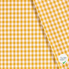 VICHY CARREAUX MOYENS COTON OCRE - My Little Coupon