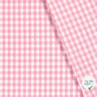 VICHY CARREAUX MOYENS COTON ROSE CLAIR - My Little Coupon