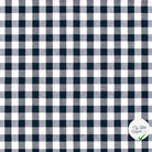 VICHY GROS CARREAUX COTON BLEU MARINE - My Little Coupon