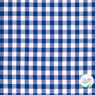 VICHY GROS CARREAUX COTON COBALT - My Little Coupon