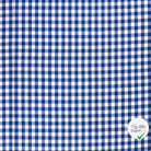 VICHY GROS CARREAUX COTON COBALT - My Little Coupon