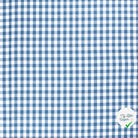 VICHY GROS CARREAUX COTON INDIGO - My Little Coupon