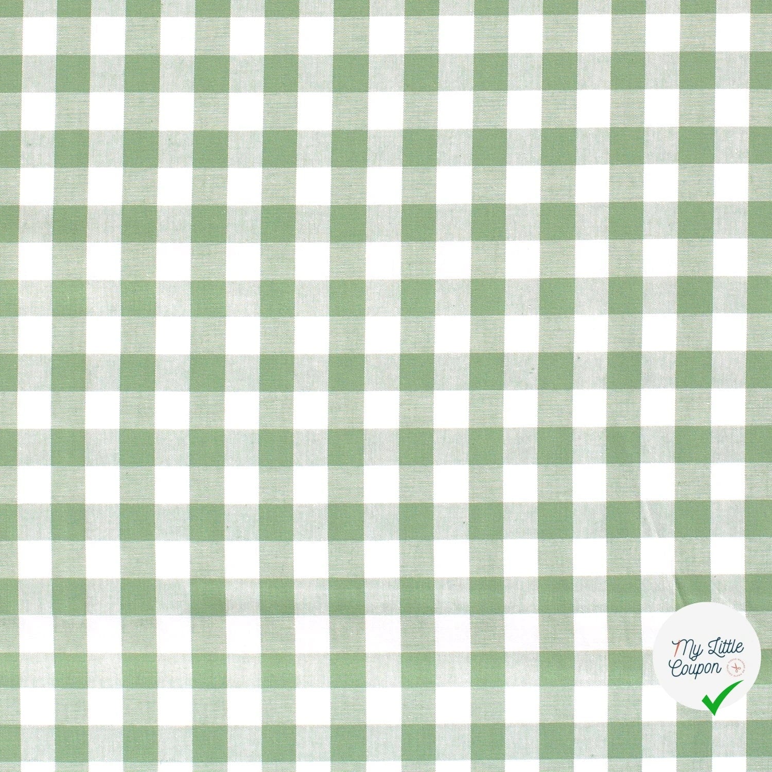 VICHY GROS CARREAUX COTON MENTHE - My Little Coupon