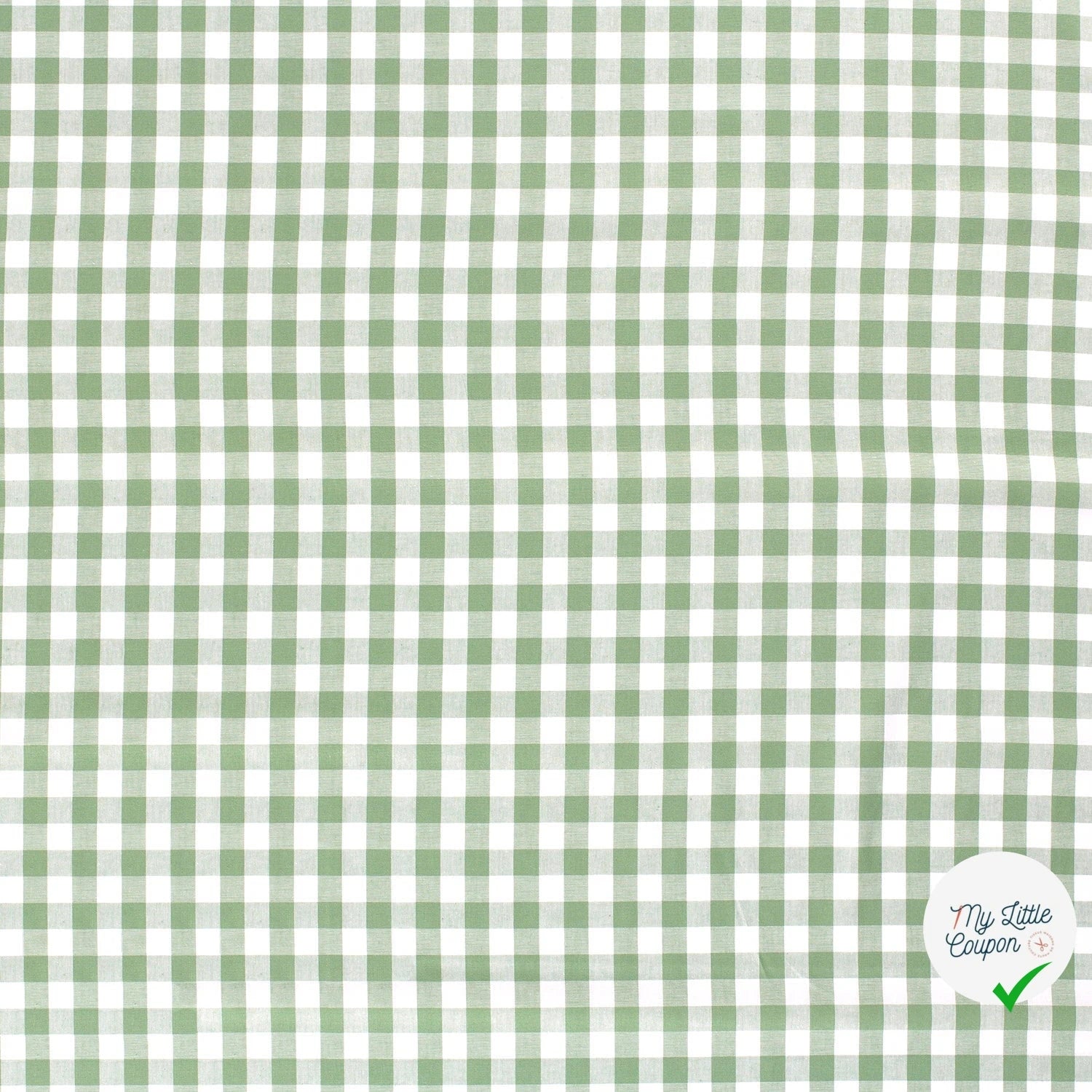 VICHY GROS CARREAUX COTON MENTHE - My Little Coupon