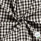 VICHY GROS CARREAUX COTON NOIR - My Little Coupon