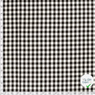 VICHY GROS CARREAUX COTON NOIR - My Little Coupon