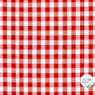 Vichy gros carreaux coton rouge