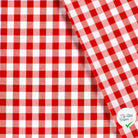 VICHY GROS CARREAUX COTON ROUGE - My Little Coupon