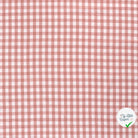 VICHY GROS CARREAUX COTON VIEUX ROSE - My Little Coupon