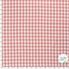 VICHY GROS CARREAUX COTON VIEUX ROSE - My Little Coupon