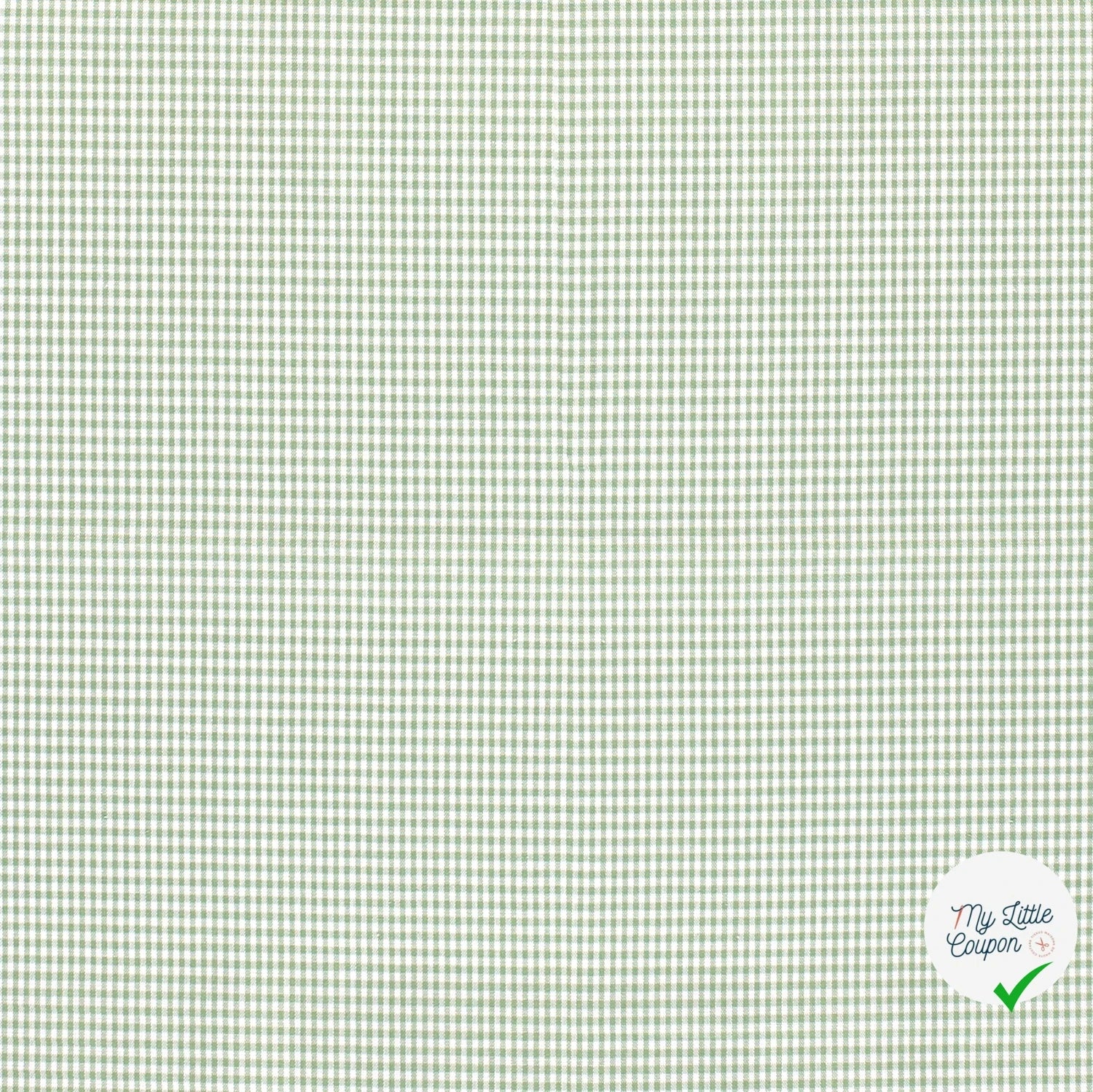 VICHY MINI CARREAUX COTON MENTHE - My Little Coupon