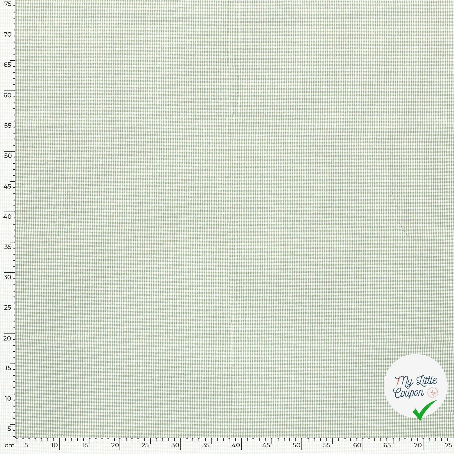VICHY MINI CARREAUX COTON MENTHE - My Little Coupon