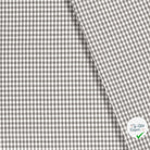 VICHY PETITS CARREAUX COTON GRIS FONCÉ - My Little Coupon