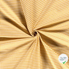 VICHY PETITS CARREAUX COTON OCRE - My Little Coupon