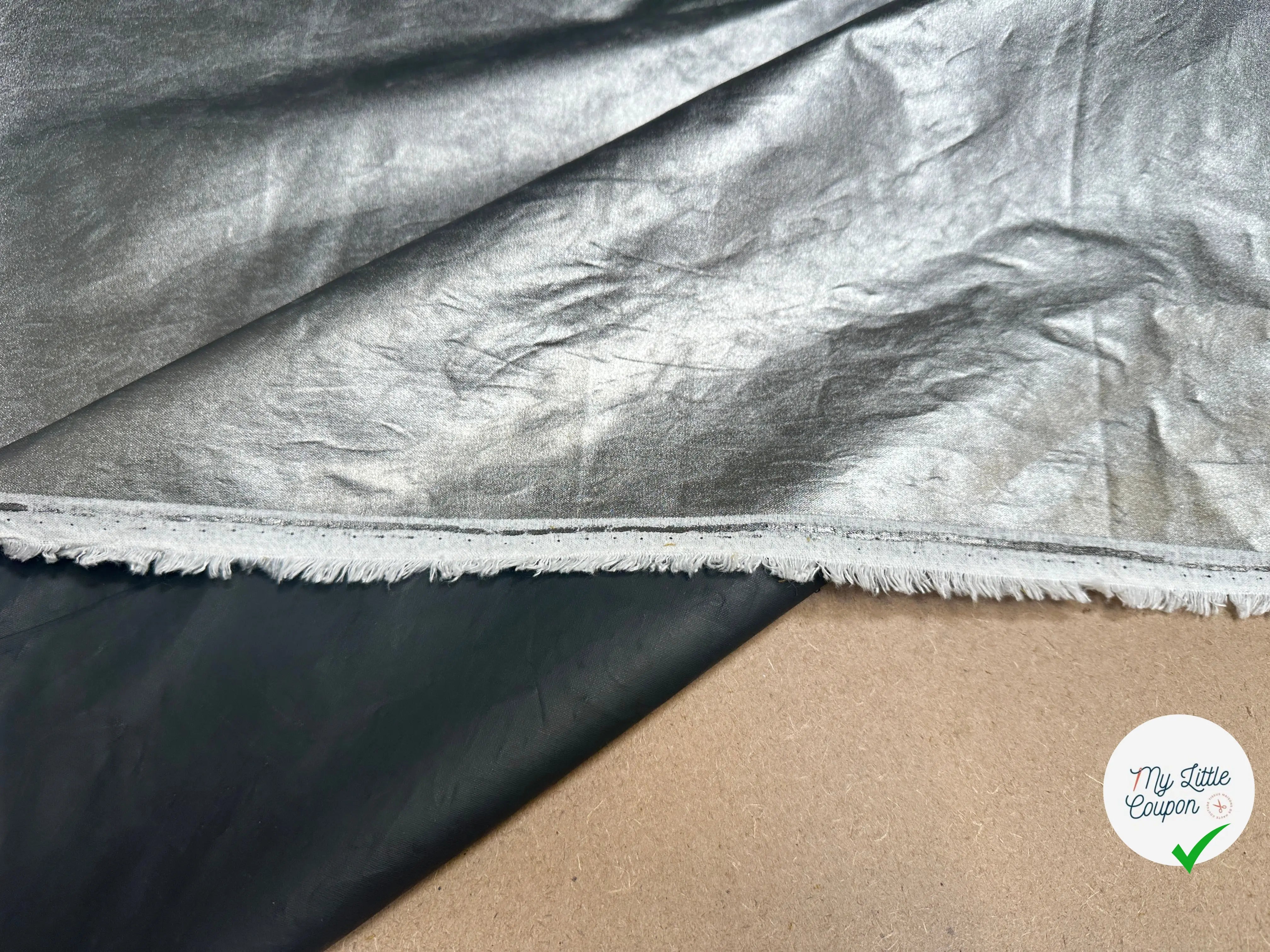 VINYLE PURE COTON ARGENTÉ COMO - My Little Coupon