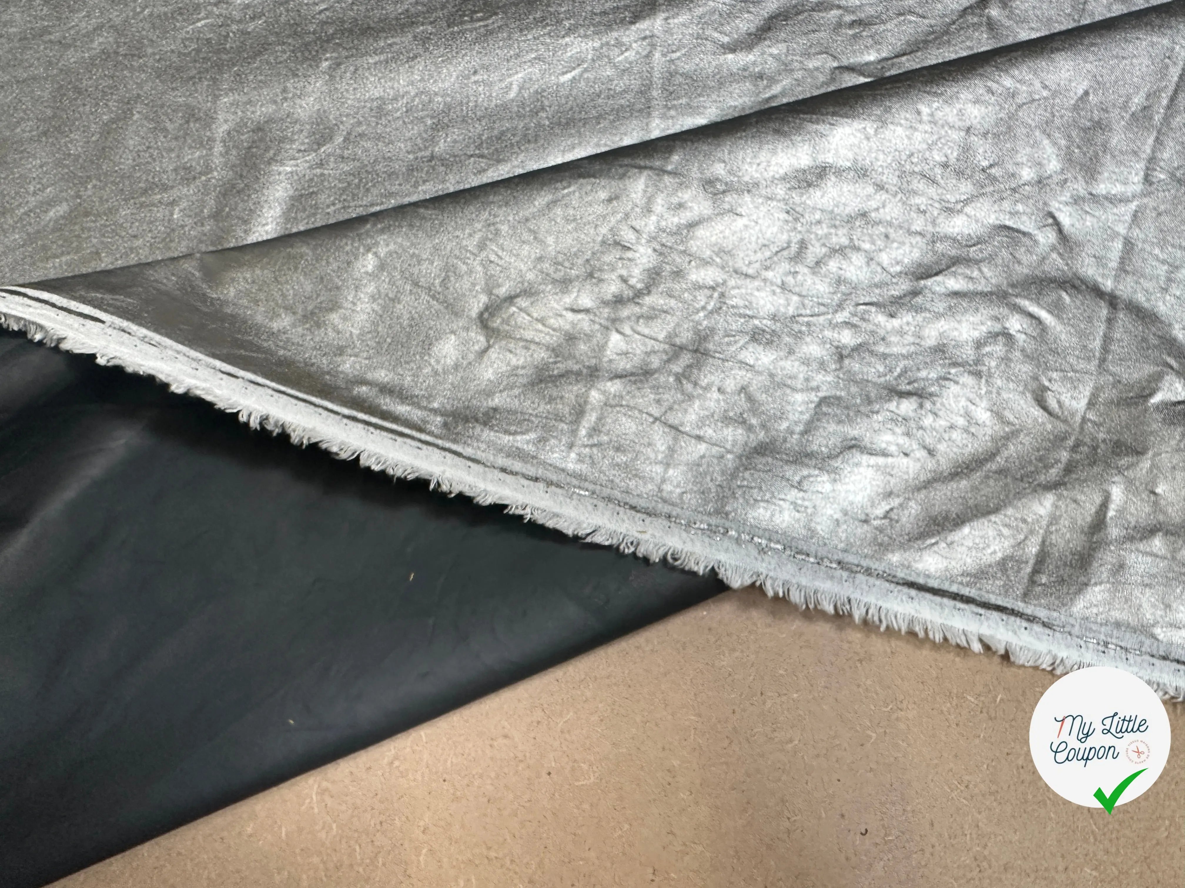 VINYLE PURE COTON ARGENTÉ COMO - My Little Coupon