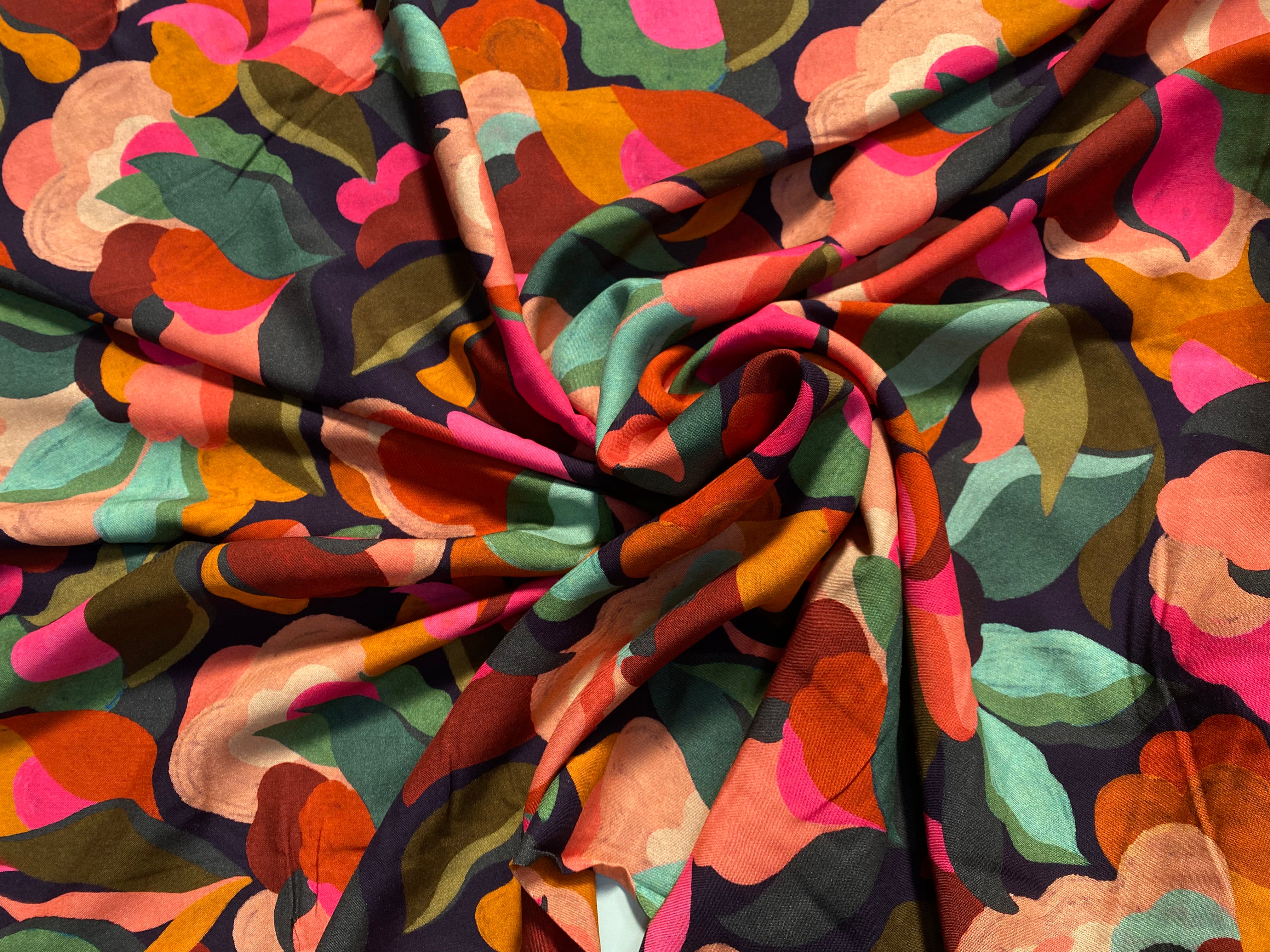 VISCOSE ABIGAEL NOIR / MULTICO - My Little Coupon