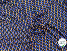 VISCOSE ABSTRACTION GÉOMÉTRIQUE BLUE EDITION - My Little Coupon - tissu - coudre