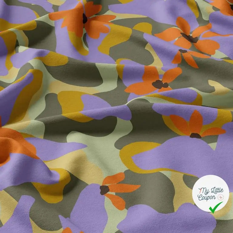 VISCOSE AIMEE VERT / ORANGE 2B 2PAP 150 - My Little Coupon