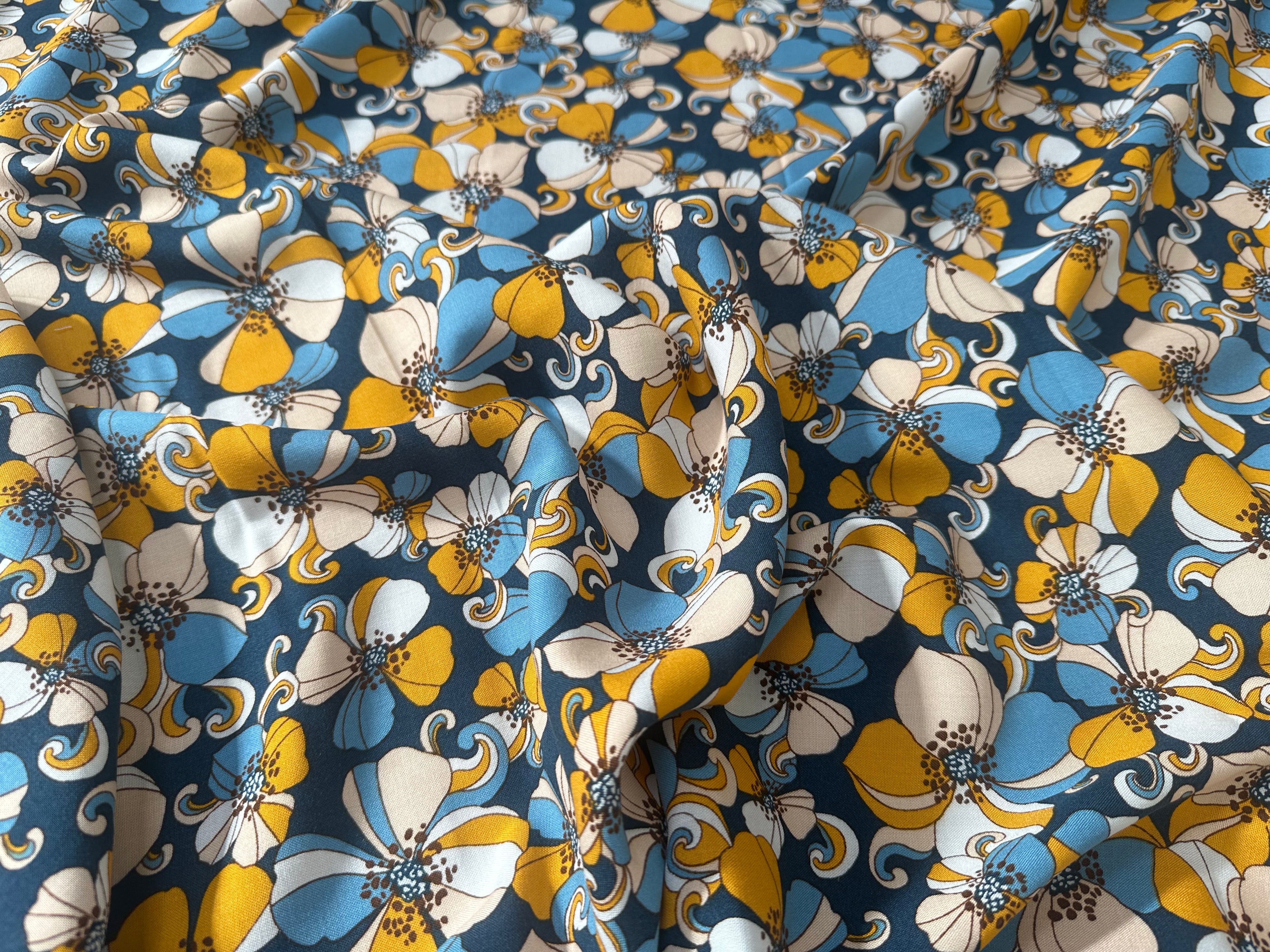 VISCOSE  BELINDA MARINE OEKO-TEX - My Little Coupon