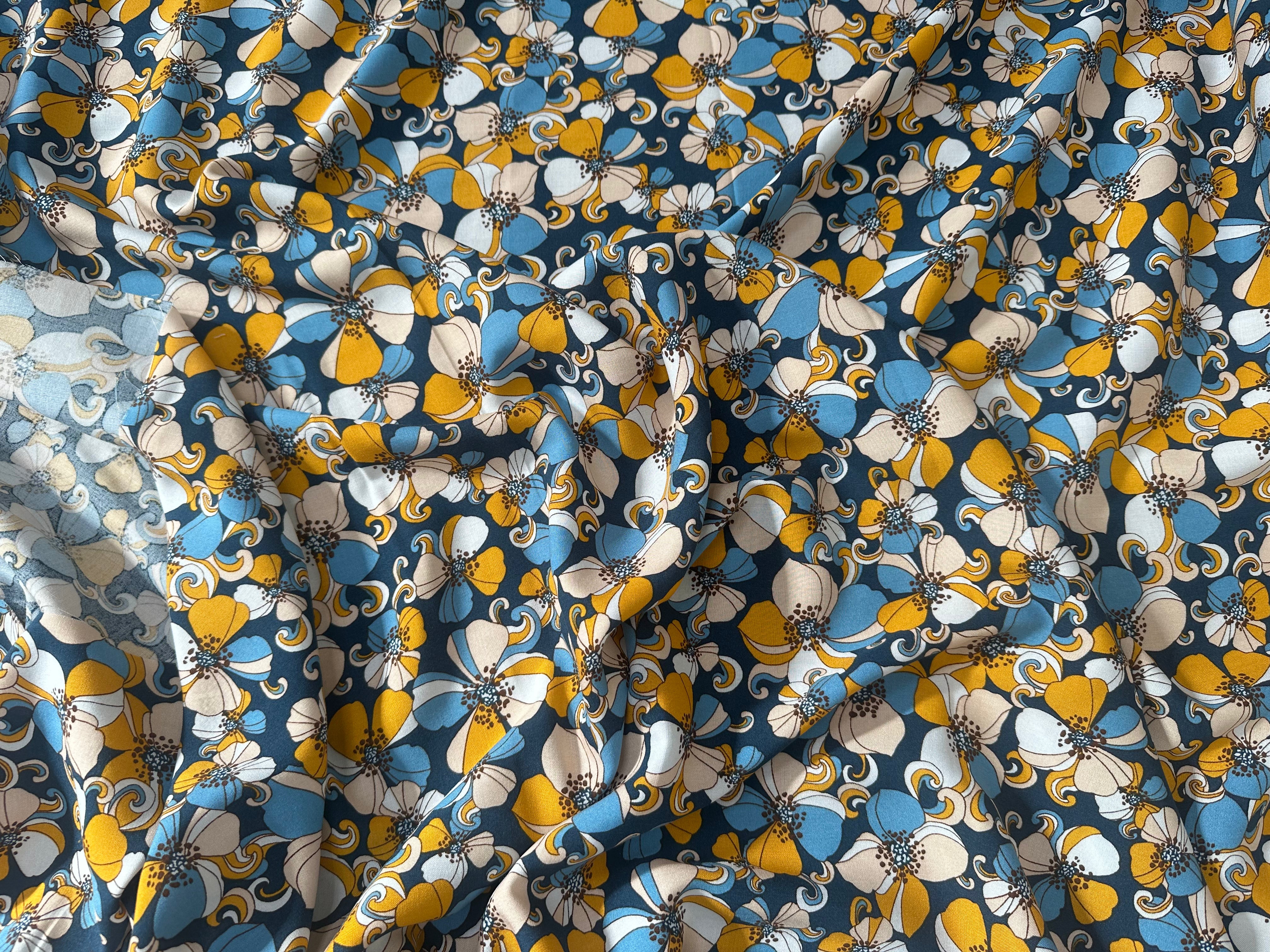 VISCOSE  BELINDA MARINE OEKO-TEX - My Little Coupon