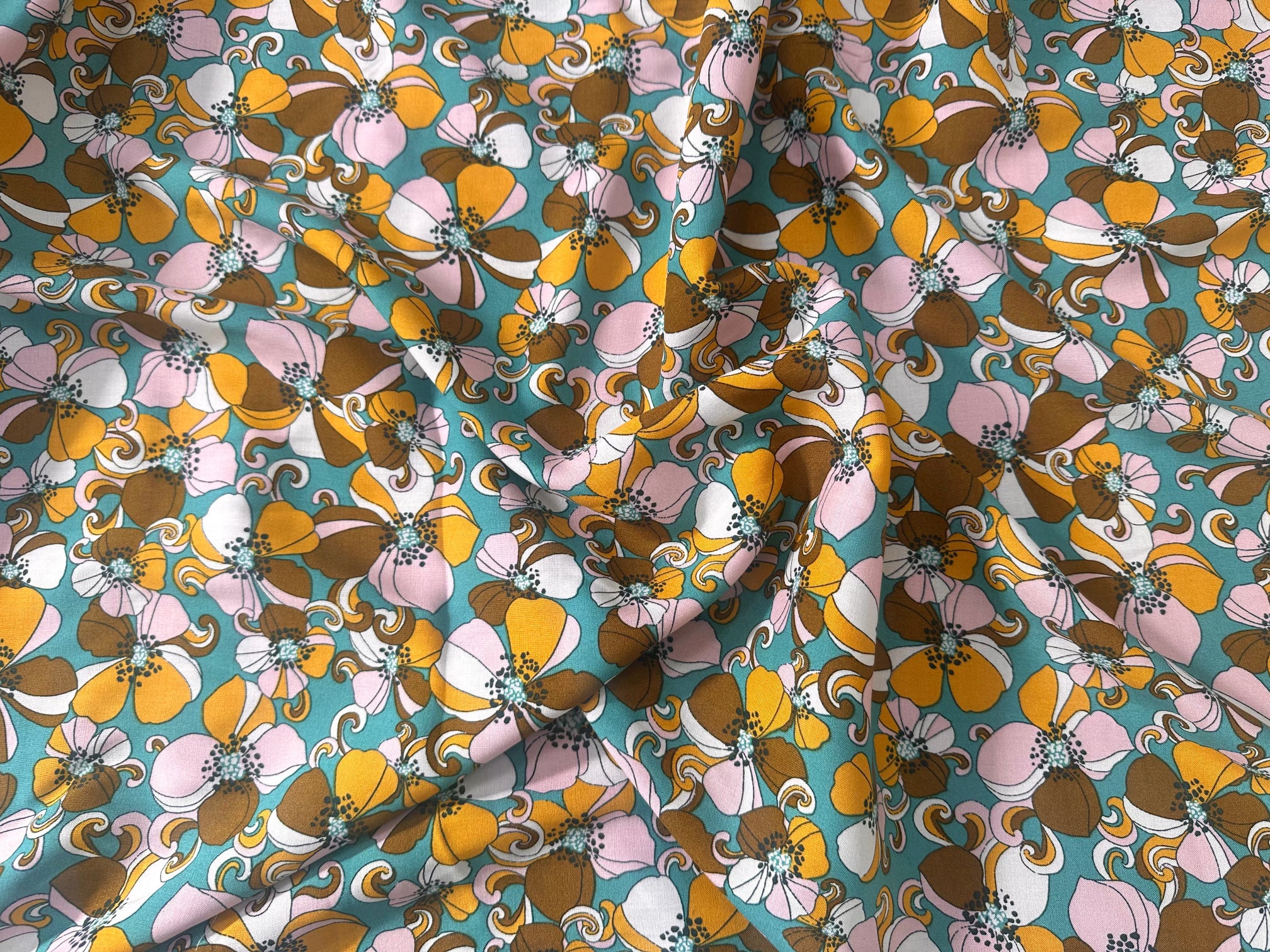 VISCOSE  BELINDA TURQUOISE OEKO-TEX - My Little Coupon