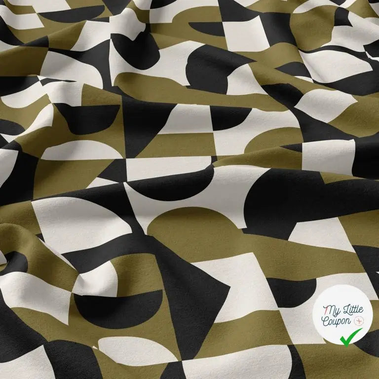 VISCOSE BERNADETTE ECRU / MARRON - My Little Coupon