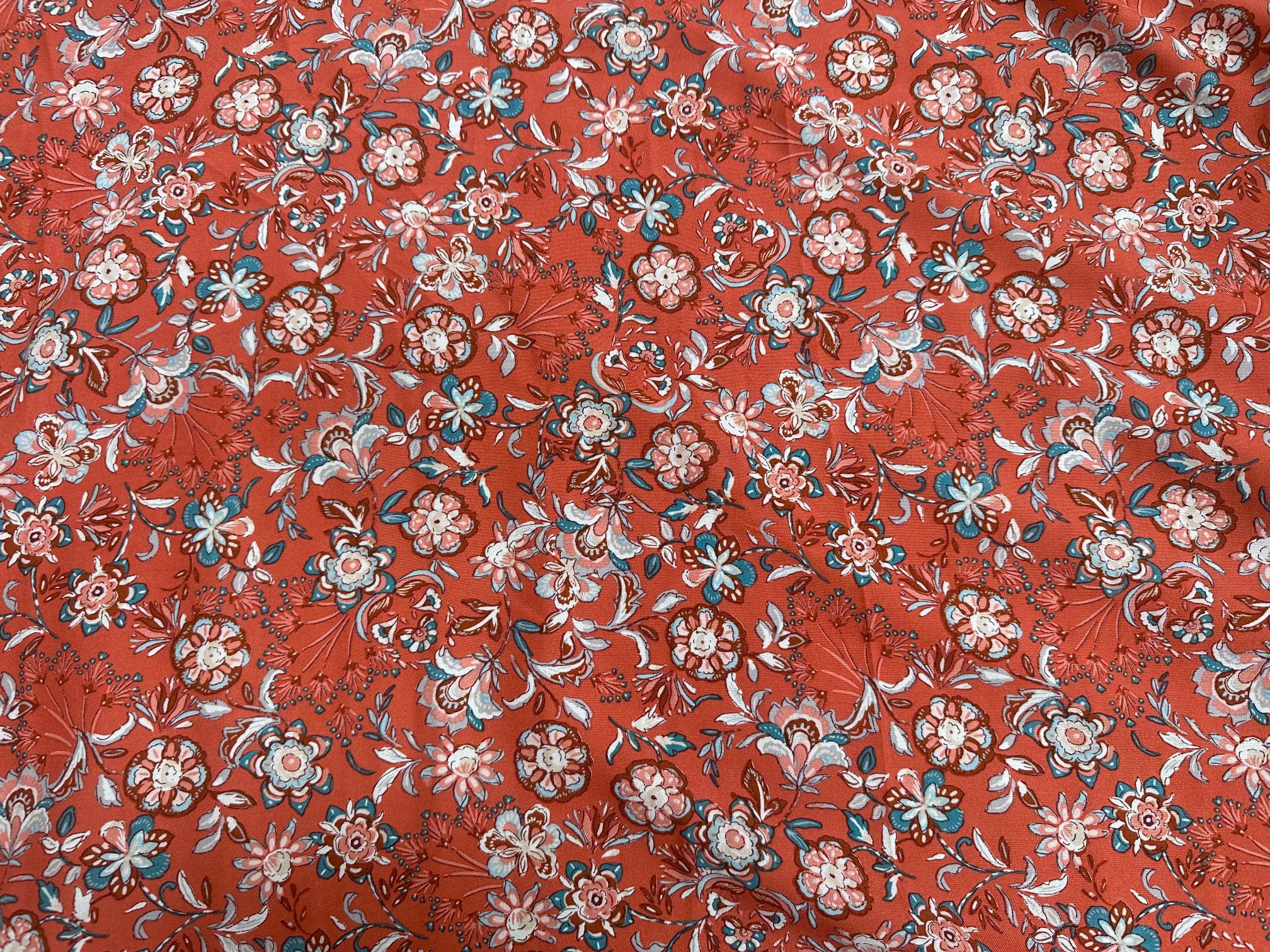 VISCOSE  BINDI TERRACOTTA OEKO-TEX - My Little Coupon