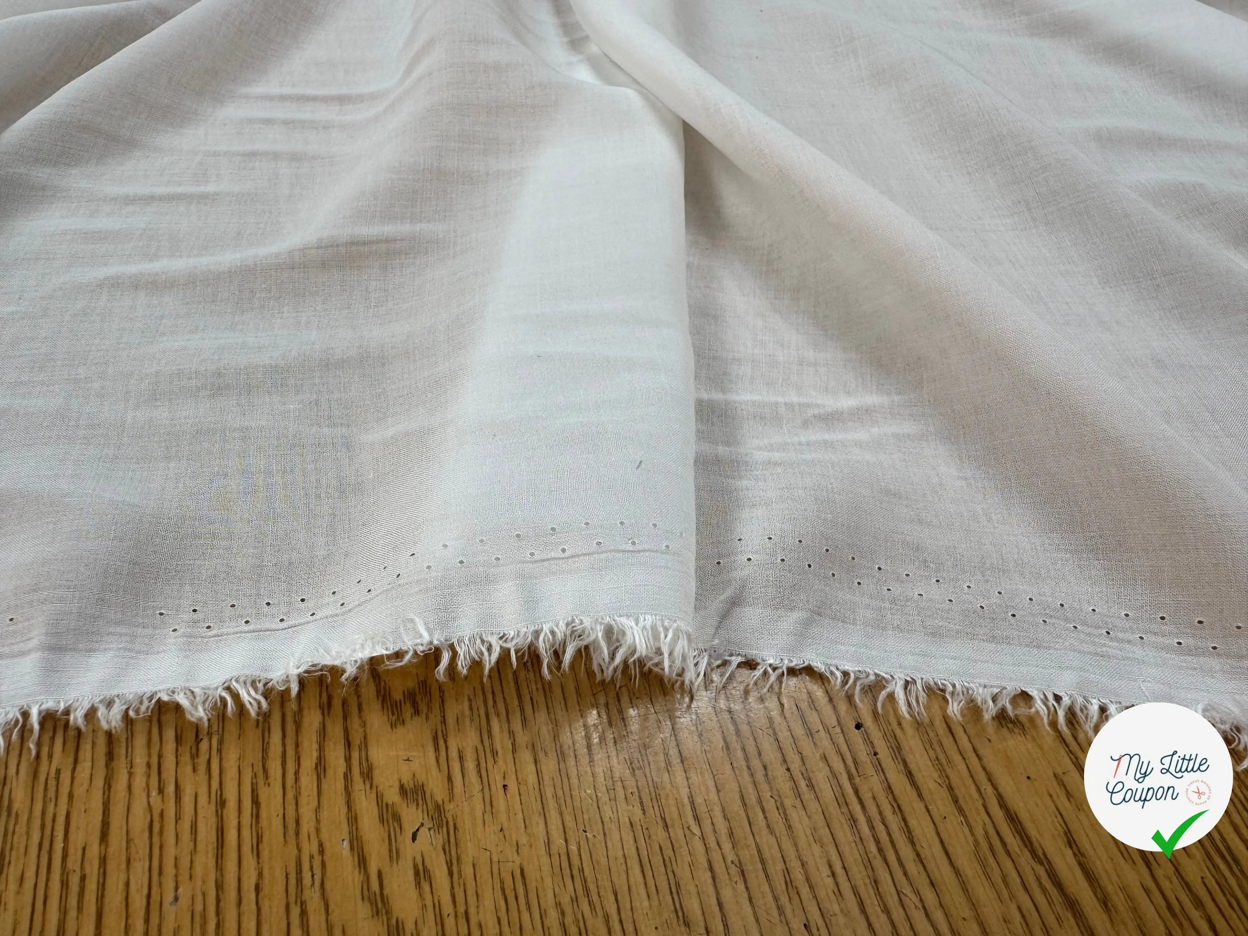 VISCOSE BLANC UNI - My Little Coupon