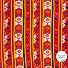 VISCOSE BUBBLE TISSU IMPRIMÉ ABSTRAIT FUCHSIA - My Little Coupon