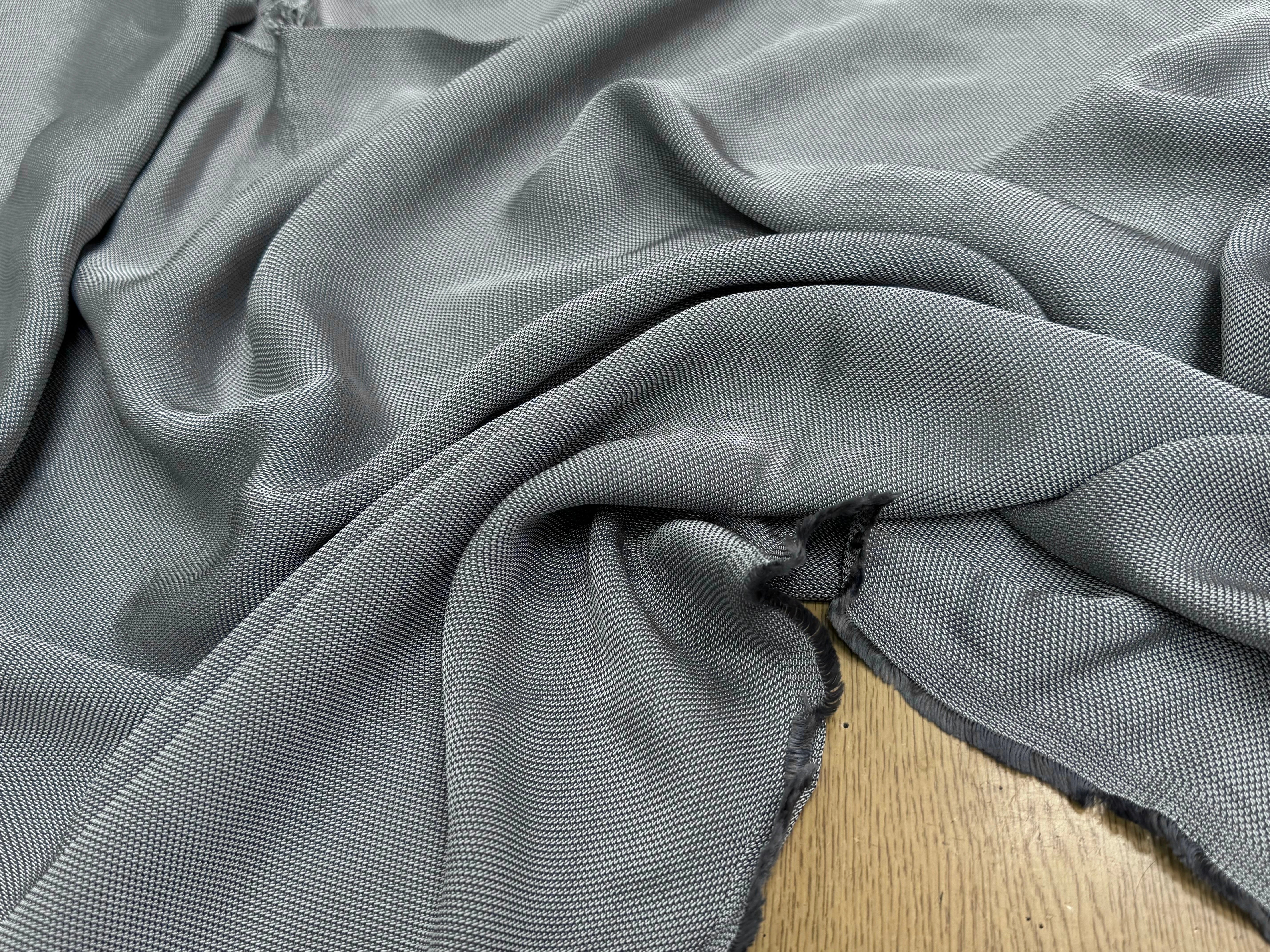 VISCOSE CANEVAS LOURDE SOUPLE FLUIDE ACIER - My Little Coupon