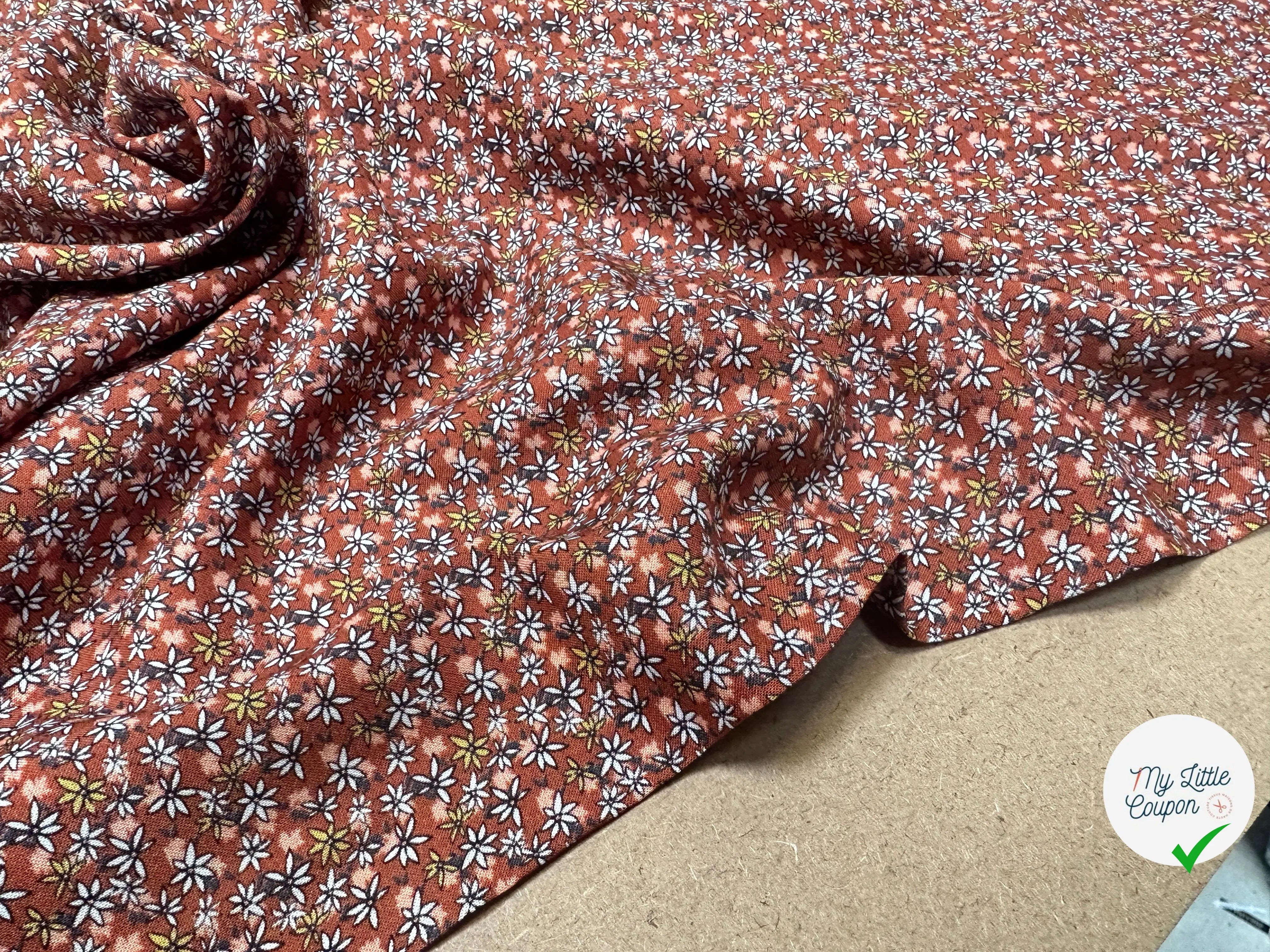VISCOSE CARLOTA ACAJOU / OCRE 1UNUM D6X 150 - My Little Coupon