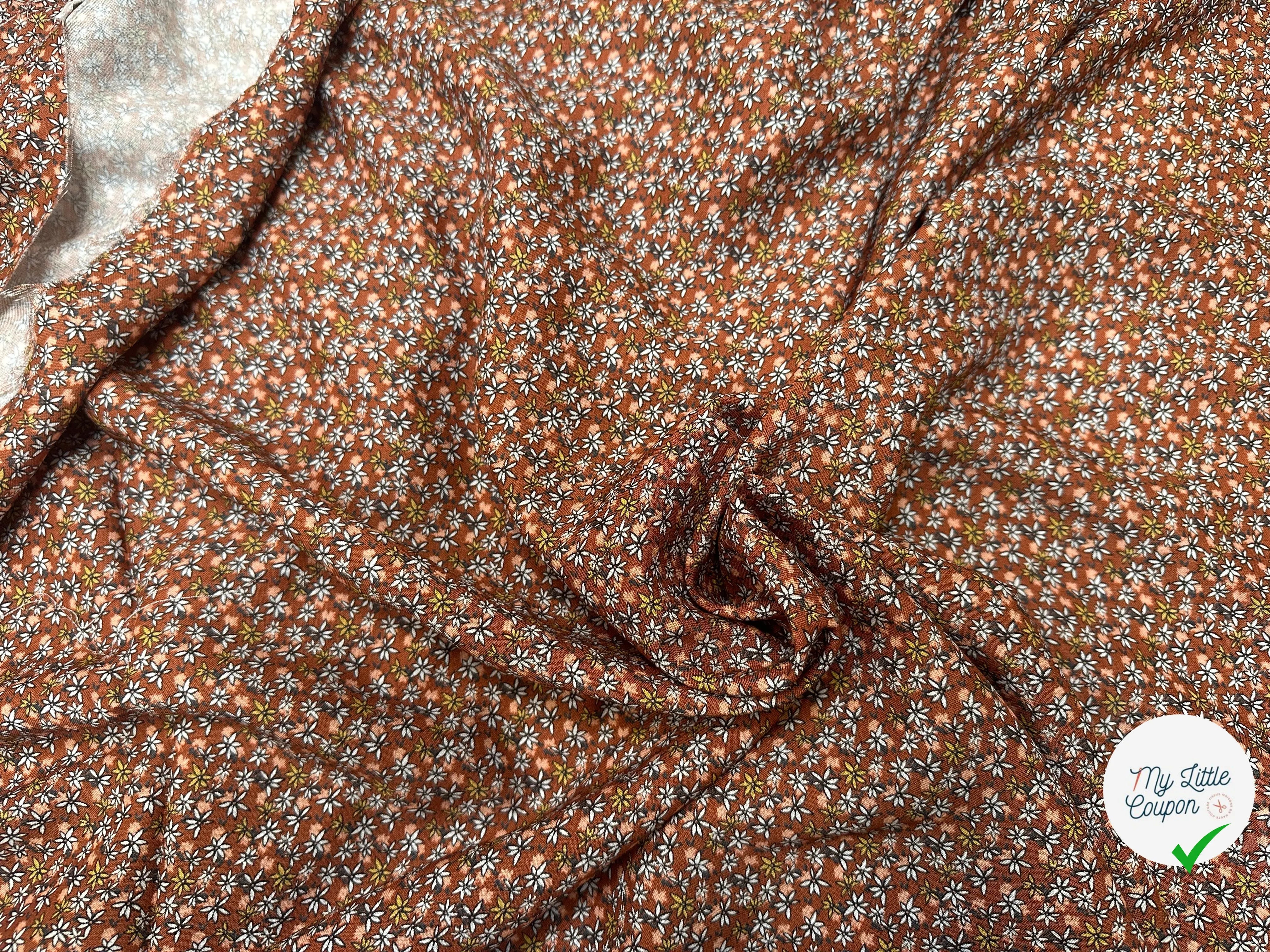 VISCOSE CARLOTA ACAJOU / OCRE 1UNUM D6X 150 - My Little Coupon