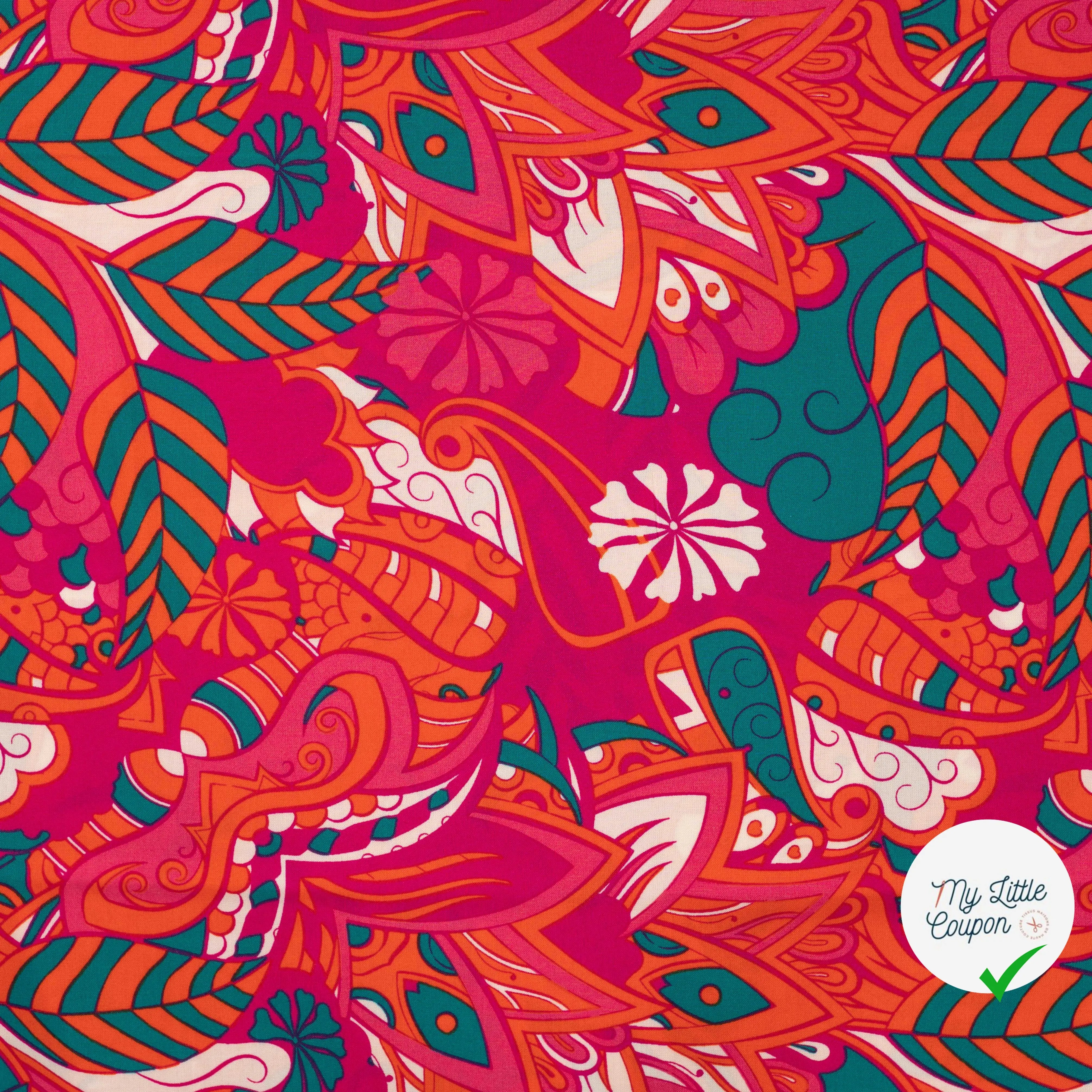 VISCOSE CHALLY FUCHSIA - My Little Coupon