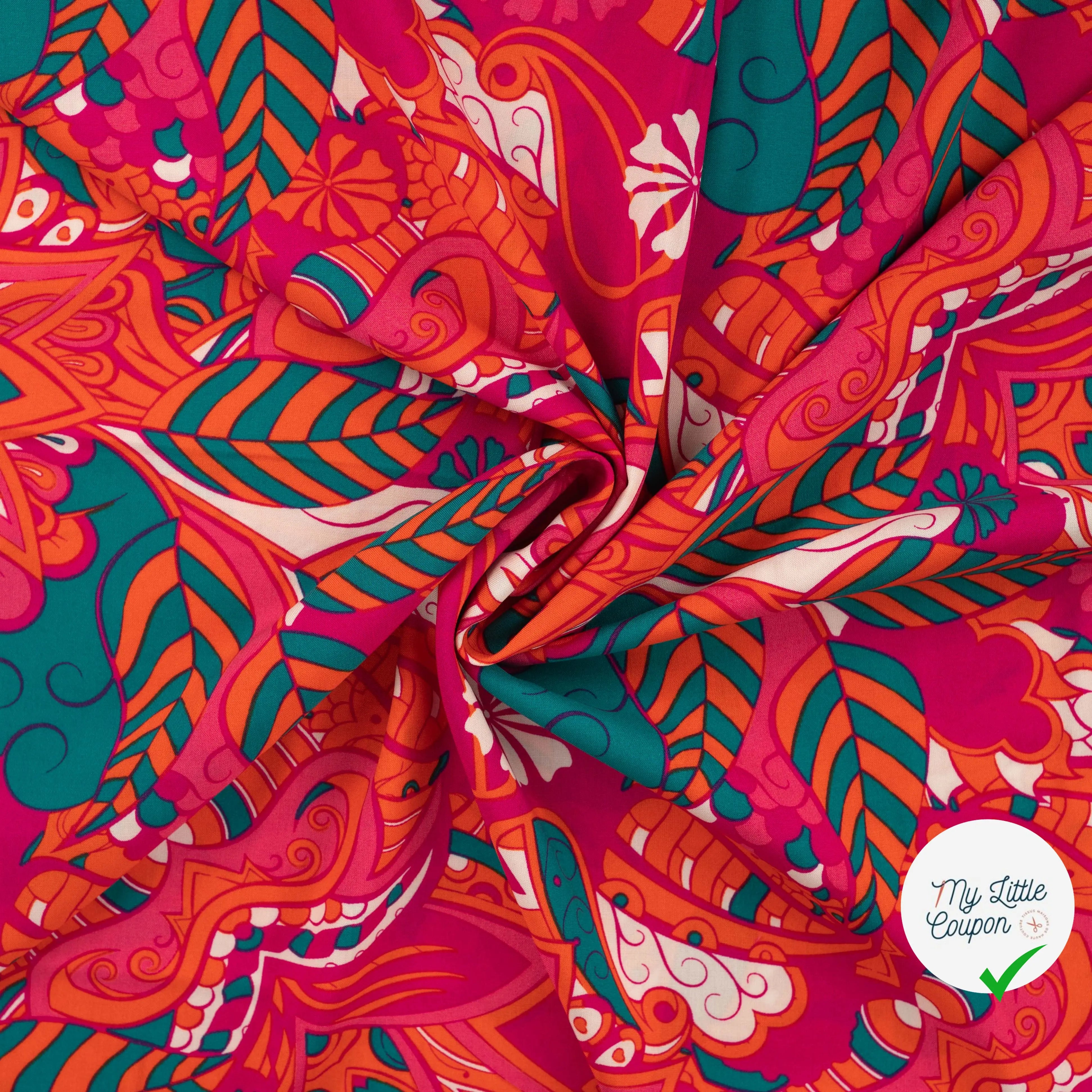 VISCOSE CHALLY FUCHSIA - My Little Coupon