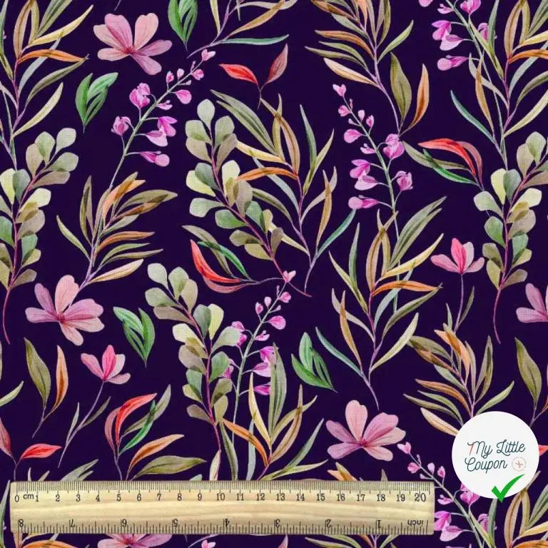 VISCOSE CLEOPHEE MYRTILLE / MULTICO - My Little Coupon