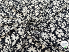VISCOSE COROLLE NOIR ET BLANC 140 CM - My Little Coupon
