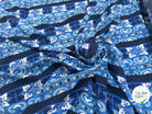 VISCOSE DE BLEU LYS ABSTRAIT ET RAYURES - My Little Coupon