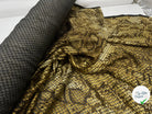 VISCOSE DÉVORÉE JACQUARD GOLDEN PYTHON SUBLIME TRANSPARENCE - My Little Coupon - tissu - coudre
