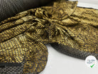 VISCOSE DÉVORÉE JACQUARD GOLDEN PYTHON SUBLIME TRANSPARENCE - My Little Coupon - tissu - coudre