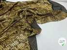 VISCOSE DÉVORÉE JACQUARD GOLDEN PYTHON SUBLIME TRANSPARENCE - My Little Coupon - tissu - coudre