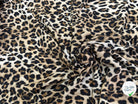 VISCOSE DOUCE LÉOPARDO FLUIDE MARRON BEIGE ET NOIR - My Little Coupon