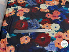 VISCOSE ÉLASTHANNE IMPRIMÉ FLEURS D'HIVER PUNGI TOPO FLEURSDHIVER - My Little Coupon
