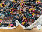 VISCOSE ÉLASTHANNE IMPRIMÉ MOSAÏQUE PUNGI TOPO MOSAIQUE - My Little Coupon