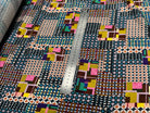 VISCOSE ÉLASTHANNE IMPRIMÉ MOSAÏQUE PUNGI TOPO MOSAIQUE - My Little Coupon