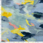 VISCOSE ET LIN ABSTRAIT BLEU CLAIR - My Little Coupon