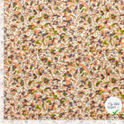 VISCOSE ET LIN FLEURS SAUMON - My Little Coupon