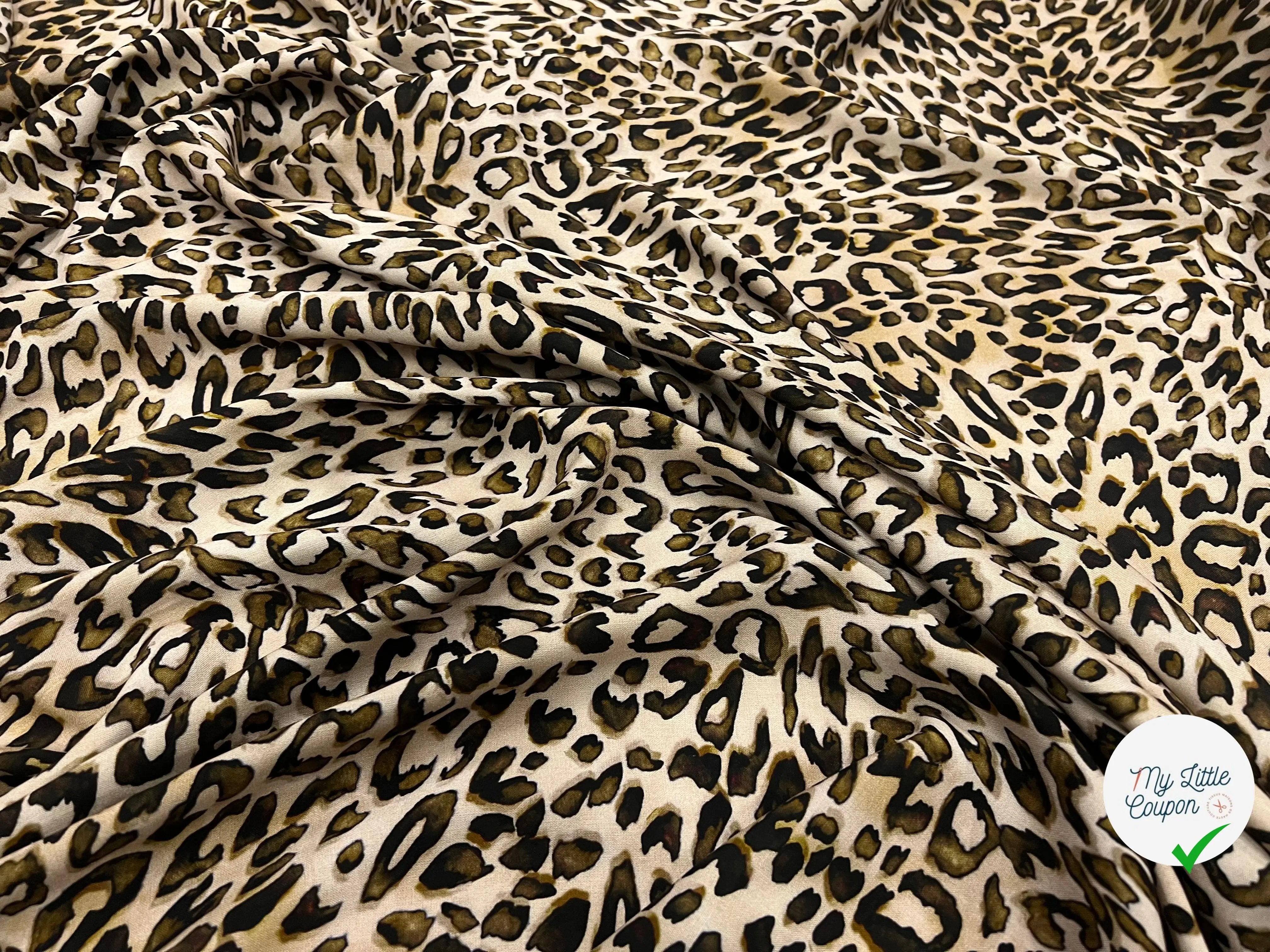 VISCOSE FAROUCHE NATUREL PRINT - My Little Coupon