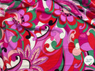 VISCOSE FLEURS RÉTRO VERT - My Little Coupon