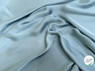 VISCOSE FLUIDE ENVERS SATIN BLEU GRIS - My Little Coupon